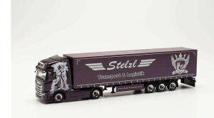 Herpa Stelzl Iveco S-Way curtainside Z~g[[ 949484 /Herpa 1/87 ~j`A gbN ݋@B͌^ Hԗ