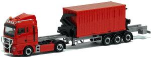Herpa MAN TGX XLX Euro 6 Hammar Seitenlader 20ft Container BM945240 /Herpa 1/87 ~j`A gbN ݋@B͌^ Hԗ