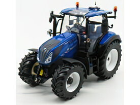 NEW HOLLAND - T5.130 AUTO COMMAND TRACTOR 2018 - BLUE BLACK /Universal-Hobbies 1/32 建設機械模型ミニチュア