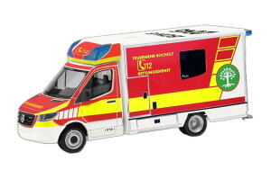Feuerwehr Bocholt Mercedes Benz Sprinter/ Herpa 1/87 模型 ミニカー