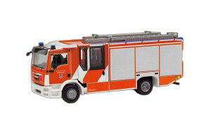 Feuerwehr Grafelfing MAN TGM Ziegler h/ Herpa 1/87 ͌^ ~jJ[