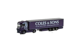 Coles & Sons Scania CS20HD �J�[�e���L�����o�X/ Herpa 1/87 �͌^ �~�j�J�[