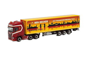 Ben Becker Scania CR20HD J[e LoX/ Herpa 1/87 ͌^ ~jJ[