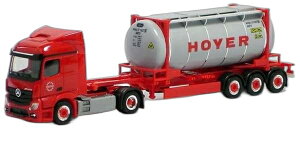 Hoyer Group Mercedes Benz Actros/ Herpa 1/87 模型 ミニカー