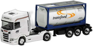 Hugelshofer Scania CR 20 HD 20ft ^N/ Herpa 1/87 ͌^ ~jJ[
