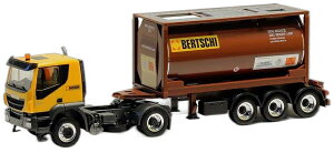 Bertschi Iveco Stralis 20ft ^NRei/ Herpa 1/87 ͌^ ~jJ[