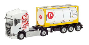 Raffles Lease Scania CS20HD 20ft �o���N/ Herpa 1/87 �͌^ �~�j�J�[