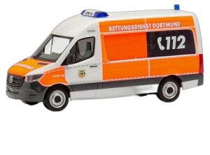 Feuerwehr Dortmund Mercedes Benz Sprinter/ Herpa 1/87 ͌^ ~jJ[