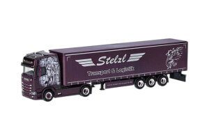 Stelzl Joker Harley Qiunn Scania CS20HD/ Herpa 1/87 �͌^ �~�j�J�[