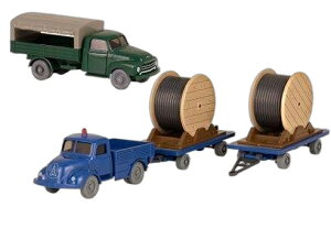�Z�b�g �g���t�B�b�N ���f�� 80 Opel Blitz �v���b�g�t�H�[��/ Wiking 1/87 �͌^ �~�j�J�[