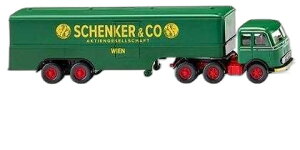 Schenker Mercedes Benz LPS333 ボックス/ Wiking 1/87 模型 ミニカー