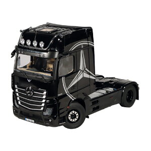 【予約】Mercedes-Benz Actros GigaSpace 4x2 black with star /NZG 建設機械模型 工事車両 1/18 ミニカー