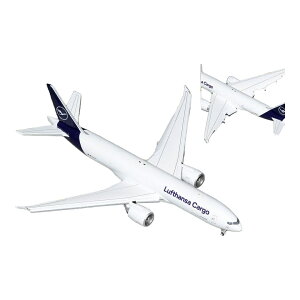 ���t�g�n���U�E�J�[�S Lufthansa Cargo �{�[�C���O 777-200LRF D-ALFA �t���b�v�_�E���d�l / GeminiJets 1/400 ��s�@�͌^ ���q�@