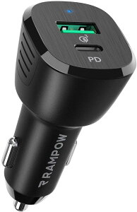 Rampow USB-C USB J[`[W[ PD 3.0 PowerDelivery QC 3.0}[d/2|[g iPhone/iPad/Galaxy/Xperia AndroidΉ