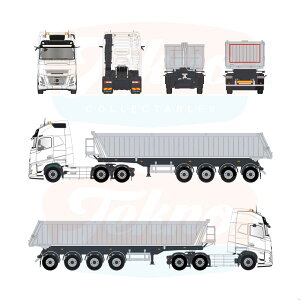 �y�\��z2026�N�����\�� TB �{���{ FH Aero XL 6x2 4�� �_���v �z���C�g / Tekno 1/50 �~�j�J�[ �g���b�N�͌^
