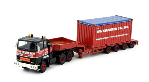 Van Seumeren Ford Transcontinental Lowloader + Container 410298 g[[ gbN /Tekno 1/50 ݋@B͌^