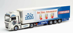 Trio Trans / Fernfahrer MAN TGX XXL Euro 6c refrigerated semitrailer 071550 トレーラー トラック /Tekno 1/50 建設機械模型 ミニチュア