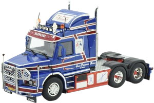 John Pedersen Scania Torpedo 143 スリーパー トレーラー / Tekno 1/50 建設機械模型 工事車両