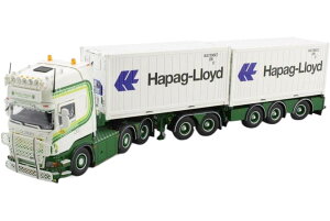 Patrick van der Hoeven Scania R500 gbvC ReiZ~g[[ + 2x 20ft ①Rei g[[ / Tekno 1/50 ݋@B͌^ Hԗ