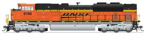 BNSF鉄道 #9283 EMD SD70ACe 機関車 サウンド・DCC・煙発生機能付き オレンジ・ブラック・イエロー/Broadway Limited HOゲージ 鉄道模型 外国