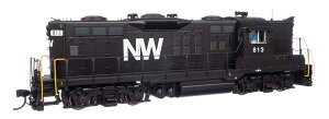 EMD GP9 with LokSound 5 サウンド&DCC ノーフォーク&ウェスタン #813 (ブラック、ホワイト)/Walthers HOゲージ 鉄道模型 外国