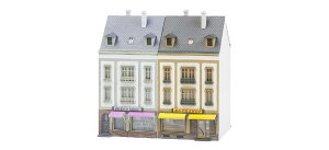 HO�Q�[�W �S���͌^ Faller �t�@�[���[ �x�[�g�[���F���ʂ� 2��̉� Beethovenstrasse 2 Row houses 170 x 104 x 176 mm