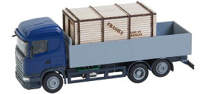 HO�Q�[�W �S���͌^ Faller �t�@���[ Lorry Scania R 13 HL Platform with wooden crate