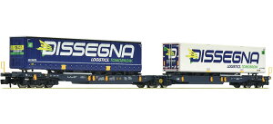 N�Q�[�W �ݎ� Fleischmann �t���C�V���}�� Wascosa Double pocket articulated wagon type T2000 Era VI DC