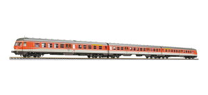 HO�Q�[�W Liliput DB BR 614 914 Era IV 3 part diesel multiple unit AC Digital Decoder Motorola Maerklin Format
