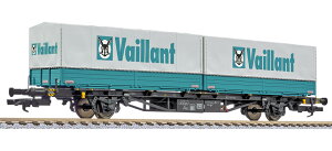 HO�Q�[�W �S���͌^ �����p�b�g Liliput DB Vaillant �ݎ� Epoch IV DC Container carrier wagon of the DB with 2 interchangeable platforms Vaillant epoch IV