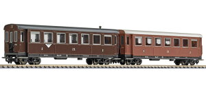 HOe �q�� Liliput �����v�b�g Zillertalbahn B4ip/s 30 31 era III 2 passenger cars B4ip/s 30 31 era III DC