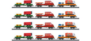 HO�Q�[�W �S���͌^ Maerklin �����N���� 12-piece car display theme world type Rlmms Power system AC