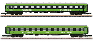 Z�Q�[�W �q�� �����N���� Maerklin Flixtrain 2-piece express train carriage set Era VI DC