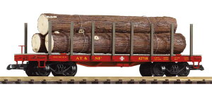 G�Q�[�W �S���͌^ �s�R Piko �T���^�t�F�S�� ������ �؍ސύ� DC Santa Fe Railroad stake car with lumber load DC
