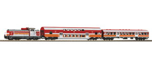 HO�Q�[�W �S���͌^ Piko �s�R Polregio Starter set SM42 with 2x Polregio passenger cars Era VI DC