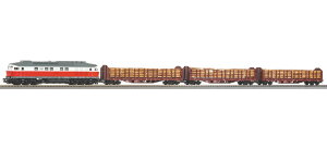 HO�Q�[�W �ԗ� PIKO �s�R WFL BR 232 Epoch VI Train set BR 232 WFL three transport cars sound DC DCC