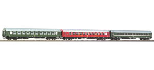 HO�Q�[�W �q�� Piko �s�R DR D 244 Brest Cologne Set of 3 passenger coaches Epoch IV DC