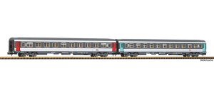 N�Q�[�W �q�� Piko �s�R SNCF 1�� 2���q�� 2���Z�b�g Era VI Set of 2 compartment cars SNCF DC