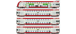 HO�Q�[�W �q�� Roco ���R CFL 4 piece set Era VI Sound AC Motorola Maerklin Format double decker carriage