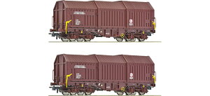 HO�Q�[�W �ԗ� Roco ���R OEBB Shimmns 2 piece set Era VI DC Telescopic hood wagon