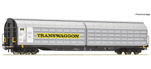 HO�Q�[�W �S���͌^ Roco ���R Transwaggon Habbiins Era VI Sliding wall wagon type Habbiins DC