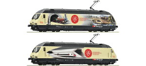 HO�Q�[�W �S���͌^ �d�C�@�֎� Roco ���R SBB 175 Years of Swiss Railways 460 019-3 DC