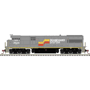 GE U28C �f�B�[�[���@�֎� �V�[�{�[�h�E�V�X�e�� CSX #3526 DCC�T�E���h�t / Atlas HO�Q�[�W �S���͌^ �O���S��