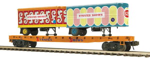 James E. Strates Shows 20�t�B�[�g�g���[���[2��ύ� �t���b�g�J�[ #26 �I�����W 3���� �����i / Atlas O�Q�[�W �S���͌^ �O���S��