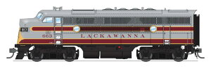 EMD F3A �f�B�[�[���@�֎� �f���E�F�A�E���b�J���i & �E�F�X�^���S�� #664 2020�N�� �X�e�B�[���^�E���d�l �O���[/�}���[�� DCC�T�E���h�t Paragon4 / Broadway Limited HO�Q�[�W �S���͌^ �O���S��