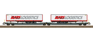 HO�Q�[�W �S���͌^ Trix �g���b�N�X MFD articulated pocket wagon Era VI DC