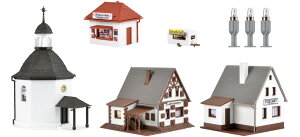 N�Q�[�W �S���͌^ Vollmer �t�H���}�[ �N���X�}�X�̑� Christmas village with lighting functional kit