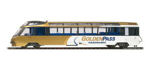 H0�Q�[�W �S���͌^ �q�� Bemo RhB Panoramic cab car Golden Pass Epoch V AC Function-Decoder