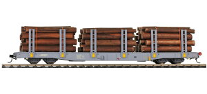 0m�Q�[�W �S���͌^ �ԗ� Bemo RhB Stake wagon Rp-w 8359 wood load DC