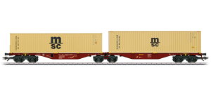 HO�Q�[�W �ݎ� M?rklin �����N���� Flat wagon Sggrss80 Touax B AC�d��